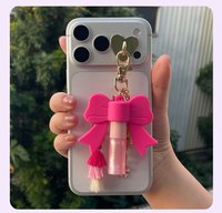 Gloss à lèvres personnalisé avec logo de marque et design de capuchon en forme de nœud pour filles, fabricant de gloss à lèvres personnalisé