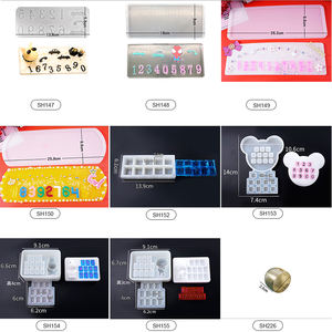 Rectangle Parking Tag Stop Sign Coeur Carré Rond Sonnette Résine Artisanat Silicone Moule - Product Image 2