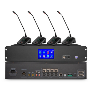 Cuộc họp KT-660 RJ45/8 lõi kết nối hệ thống hội nghị có dây chuyên nghiệp ngưng tụ Micro chủ tịch Đại Biểu màn hình cảm ứng - Product Image 2