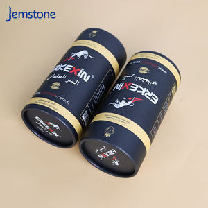 Boîte d'emballage de cylindre de tube de papier de logo imprimé par logo de prototypage rapide pour le cadeau cosmétique - Product Image 2