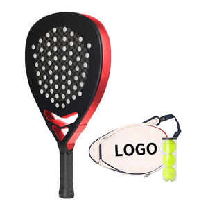 Versión mejorada 12K 18K, cabeza de carbono, protector personalizado, pala, raqueta de tenis, raqueta de pádel - Product Image 5