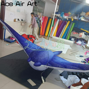 Manta Raya Inflable Gigante Publicitaria con Luz LED para Decoración - Product Image 2
