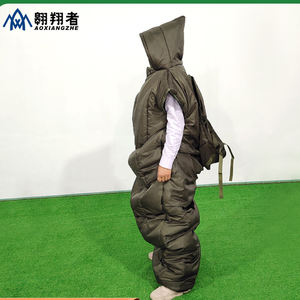 ถุงนอนสีเขียวแบบทหารใช้ในการปฏิบัติหน้าที่ถุงนอนตั้งแคมป์กลางแจ้ง - Product Image 4