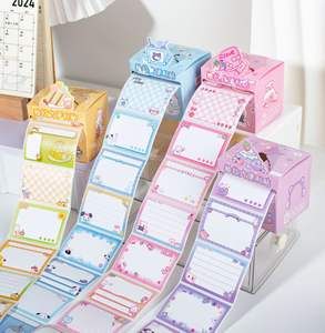 OEM <span class=keywords><strong>M</strong></span> Model kreatif Kawaii kartun gadis perekat didukung longgar daun bantalan Memo 70-daun kertas alat tulis siswa mudah menarik - Product Image 4