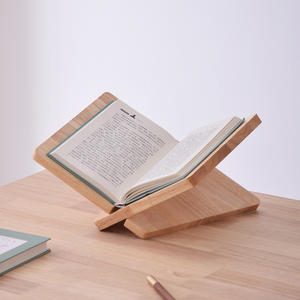 Support <span class=keywords><strong>de</strong></span> <span class=keywords><strong>Livre</strong></span> en Bois Personnalisé pour la Lecture, Pupitre <span class=keywords><strong>de</strong></span> Bureau Réglable pour Livres <span class=keywords><strong>de</strong></span> <span class=keywords><strong>Cuisine</strong></span>, Partitions et Magazines - Product Image 1