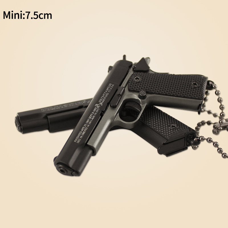 Pistola de brinquedo em liga metálica mini 1911, arma de brinquedo 1:2.05, pistola de brinquedo, preço de fábrica, venda quente