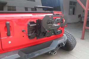 Braket Pintu Belakang + Tempat Ban Cadangan + Braket Plat Nomor untuk Jeep Wrangler JL - Product Image 4