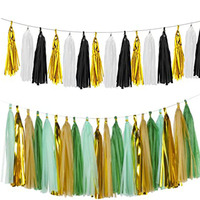 Guirlandes et serpentins de ballons de style américain pour la décoration de table de desserts d'anniversaire et de mariage