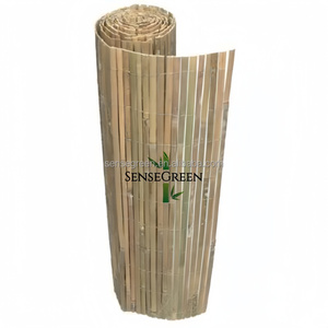 Clôture et tapis à lattes de <span class=keywords><strong>bambou</strong></span> fendus Treillis et portes d'escrime naturels élégants - Product Image 2