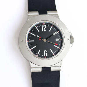 Reloj mecánico automático de lujo para hombre estilo BVL, zona horaria dual GMT de titanio, esfera mate, resistente al agua hasta 30 m, correa de caucho de 20 mm - Product Image 5
