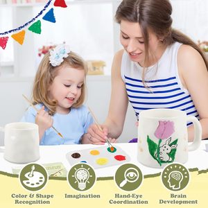 <span class=keywords><strong>Kit</strong></span> <span class=keywords><strong>de</strong></span> peinture <span class=keywords><strong>de</strong></span> tasses à personnaliser <span class=keywords><strong>de</strong></span> qualité supérieure, <span class=keywords><strong>kit</strong></span> <span class=keywords><strong>de</strong></span> peinture sur <span class=keywords><strong>poterie</strong></span> <span class=keywords><strong>pour</strong></span> adultes, <span class=keywords><strong>kit</strong></span> d'art et d'artisanat avec tasses, peintures, pinceaux, ensemble cadeau <span class=keywords><strong>de</strong></span> peinture - Product Image 4