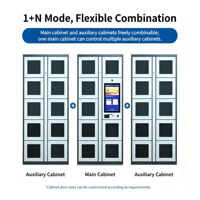 Armoire intelligente pour dossiers, Armoire d'échange de documents, Armoire cloud de gestion de casiers, Casiers de stockage IoT interconnectés