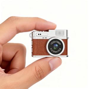 Mini Cámara de Seguridad de Alta Calidad 1080P, Cámara Corporal Retro con Filtro Blanco y Negro, Grabadora de <span class=keywords><strong>Video</strong></span> para Reuniones, Senderismo, Cámara Portátil con Llavero - Product Image 5
