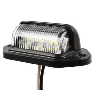 <span class=keywords><strong>Plaque</strong></span> lumineuse à 6 LED 12-24V <span class=keywords><strong>Plaque</strong></span> lumineuse <span class=keywords><strong>de</strong></span> <span class=keywords><strong>plaque</strong></span> d'immatriculation LED pour voiture Noir <span class=keywords><strong>Remorque</strong></span> <span class=keywords><strong>de</strong></span> <span class=keywords><strong>bateau</strong></span> VR Camion Intérieur Marchepied Latéral <span class=keywords><strong>Plaque</strong></span> lumineuse <span class=keywords><strong>de</strong></span> marquage - Product Image 1