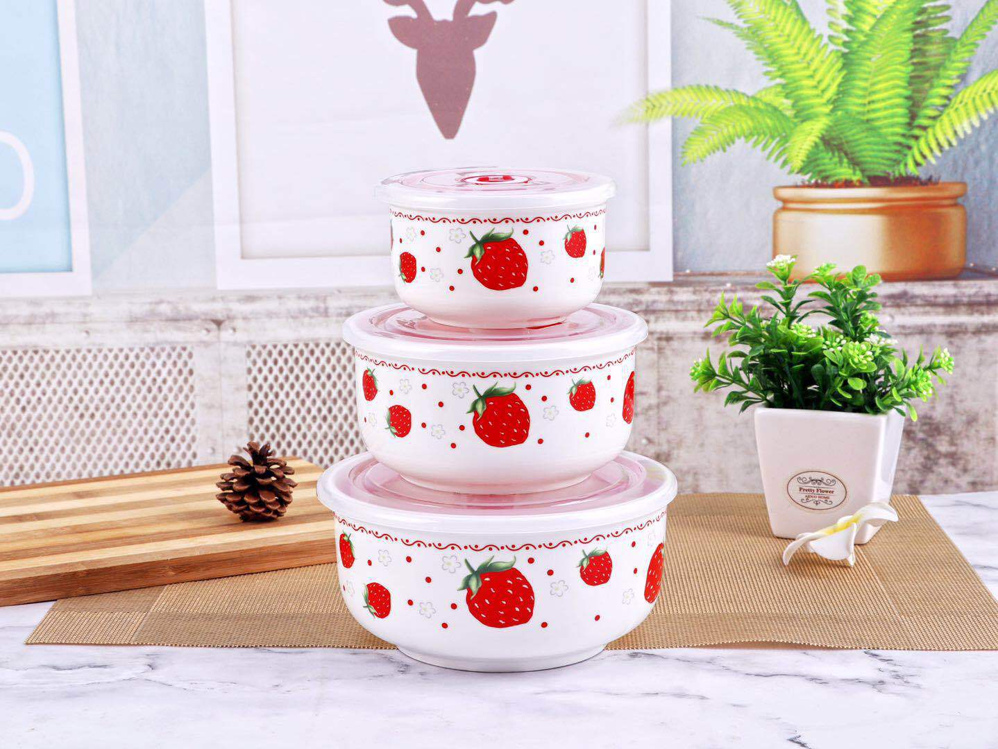 Fraise blanche/rouge nette