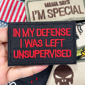 Custom Embroidered <b>Hook</b> And Loop Patches With Cotton Twill Backing For Trucker Caps Baseball Hats And Backpacks - Product Image 4