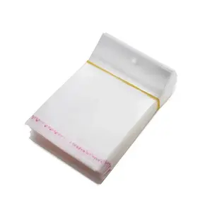 प्रत्यक्ष निर्माता के पारदर्शी बीओपीपी प्लास्टिक स्वयं चिपकने वाला कार्ड हेड यूनिवर्सल कम्पोजिट सेल्फ-सीलिंग नमी प्लास्टिक बैग
