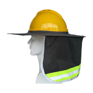 Pare-soleil en maille standard semi-complet haute visibilité réfléchissant pour casque de sécurité haute visibilité réfléchissant - Product Image 4
