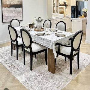 Silla de Comedor de Madera Maciza con Respaldo Redondo Estilo Americano Vintage, Silla de Diseño Europeo Minimalista para Cafetería y Hotel - Product Image 5