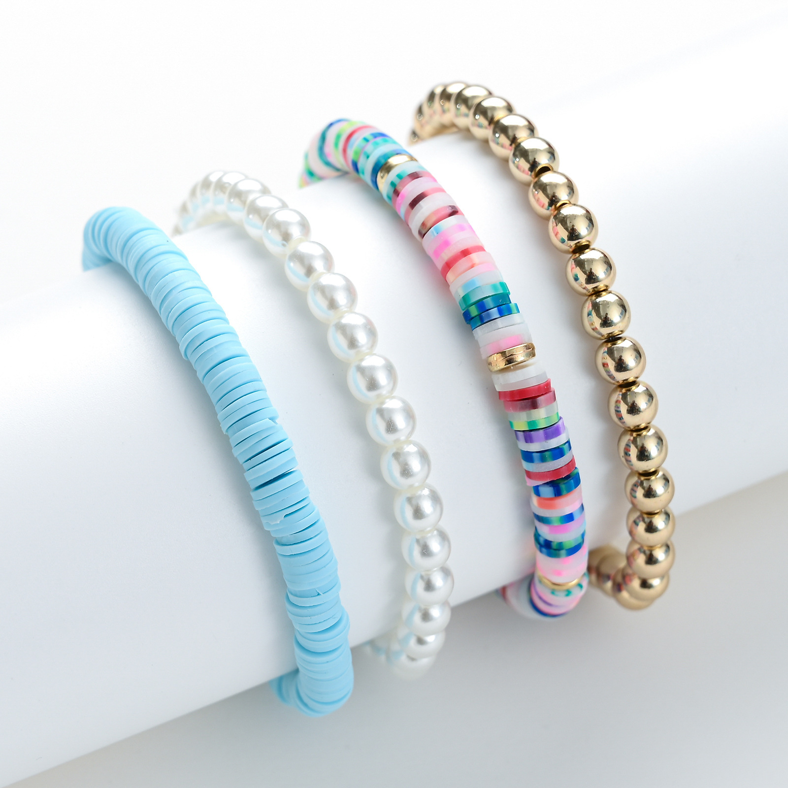 Set De 6 Bracelets Bohème LOLIAS - Perles Empilables Multicolores Pour Femme