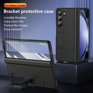 Venta caliente TPU PC armadura dura a prueba de golpes <span class=keywords><strong>Galaxy</strong></span> <span class=keywords><strong>Z</strong></span> <span class=keywords><strong>Fold</strong></span> <span class=keywords><strong>4</strong></span>/5/6 funda para teléfono móvil Protector de pantalla soporte bisagra protección - Product Image 3