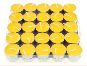 가정 장식 생일 부활절 및 디 왈리를위한 순수한 백색 밀랍 Tealight 양초-공장 직접 - Product Image 4