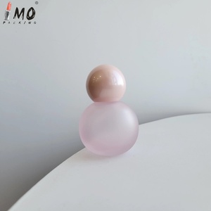 Sang Trọng 30Ml Thủy Tinh Mờ Chai Nước Hoa Tròn Rỗng Cho Bóng Thiết Kế Với Bơm Phun Để Sử Dụng Trong Chăm Sóc Da Huyết Thanh Hoặc Kem - Product Image 4