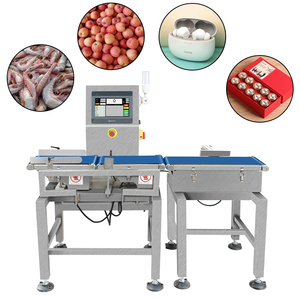 Báscula automática de cinta transportadora para alimentos con sistema de rechazo, báscula de control de peso combinada con cinta transportadora para alimentos - Product Image 1