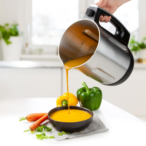 Vente flash - Machine à soupe électrique multifonction en acier inoxydable, capacité de 2000 ml, usage domestique - Product Image 2
