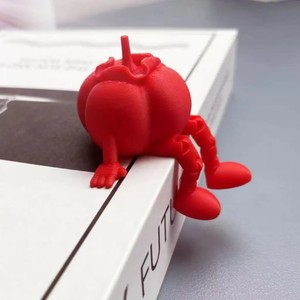 Figurine de kaki imprimée en 3D avec articulations mobiles, ornement de bureau, décoration de table porte-bonheur mignonne, cadeau créatif pour les fêtes - Product Image 6