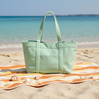 Sac fourre-tout de plage et de voyage en tissu éponge personnalisé, grande capacité, écologique, vente chaude, pour filles