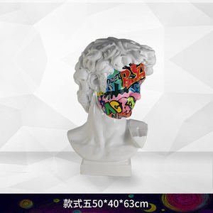 Vendita calda pop art Gallery Home Sculpture Art Femme busto Statue <span class=keywords><strong>david</strong></span> Head <span class=keywords><strong>David</strong></span> Figure Statue gallery Creative Resin <span class=keywords><strong>David</strong></span> - Product Image 2