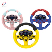 Jouet éducatif interactif de simulation de conduite Chengji, volant musical avec lumières et sons