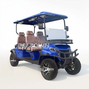 Voiturette de golf électrique de chasse haut de gamme avec capacité de charge élevée et boîte de rangement arrière pour projets commerciaux extérieurs - Product Image 2