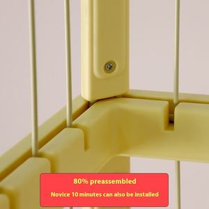 Simple Style Iron Double Door <strong>Cat</strong> Kennel Solid Pattern Eco-Friendly Indoor Pet <strong>Cage</strong> for Small Breeds-Made in China - Product Image 5