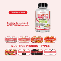 YanniGlow OEM ODM Compléments Vitaminiques pour Adultes, Capsules de Fruits Entiers, Superaliments, Fruits et Légumes avec Vitamines