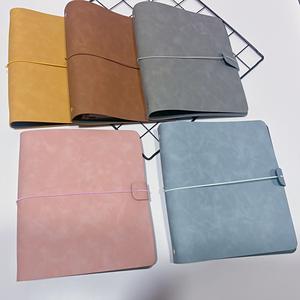 Reliure à feuilles mobiles en cuir PU rétro pour ranger les billets <span class=keywords><strong>de</strong></span> cinéma, <span class=keywords><strong>de</strong></span> train, <span class=keywords><strong>de</strong></span> concert, <span class=keywords><strong>de</strong></span> <span class=keywords><strong>voyage</strong></span> et les souvenirs, format A5, 3,4 x 5,6 pouces - Product Image 4