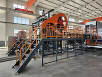 Mesin Pembuat Baki Telur Kertas Pulp Kapasitas Besar Otomatis Penuh PLC Motor Pompa Double Roller 3000-6000pcs/jam