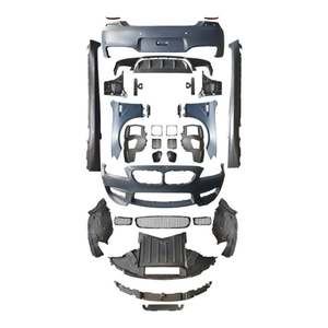 Kit Completo per <span class=keywords><strong>BMW</strong></span> Serie <span class=keywords><strong>6</strong></span> <span class=keywords><strong>Gran</strong></span> Coupé F06 F12 F13 M6 2011-2017, Parafanghi Modificati, Aggiornamento Paraurti, Griglia, Minigonne Laterali - Product Image 3