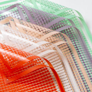 Papel de regalo de flores de celofán disponible en stock directo de fábrica con patrón de puntos para suministros de floristería embalaje de ramo - Product Image 6