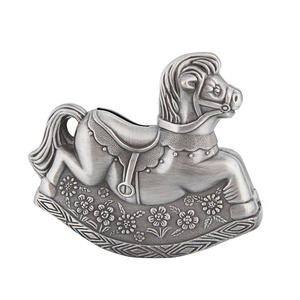 Cadeau pour enfants Creative Horse Piggy Bank Caisse d'épargne en alliage de zinc - Product Image 5