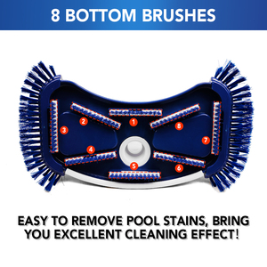 Tête d'aspirateur de <span class=keywords><strong>piscine</strong></span> en vinyle lestée de soupape de décharge d'air de haute qualité avec <span class=keywords><strong>brosse</strong></span> coulissante durable - Product Image 3