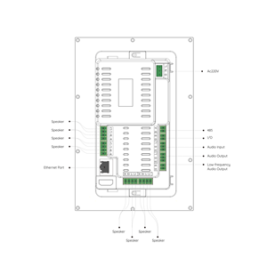 Hệ thống nhà thông minh 8 inch với wifi ZigBee Gateway máy chủ âm nhạc đa chức năng màn hình cảm ứng tường trung tâm điều khiển trung tâm hiển thị IPS - Product Image 2