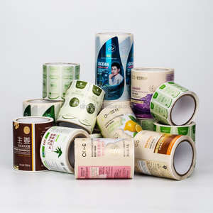 Autocollants adhésifs en gros Rouleau en plastique Emballage pour l'industrie des boissons Bocaux/canettes alimentaires d'épices étanches et étanches à l'huile personnalisables - Product Image 3