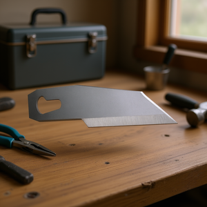 Cuchilla Recta con Filo Afilado para Reemplazo de Tijeras y Cizallas, 6 Pulgadas de Largo, Acero con Alto Contenido de Carbono - Product Image 3