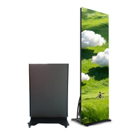 Écran d'affichage LED intelligent P2.5, affichage publicitaire numérique sur pied, signalisation numérique Full HD, animation intérieure, texte, agence, centre commercial