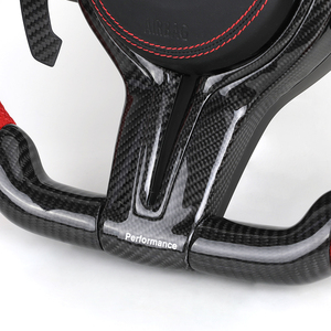 Volante Deportivo M de Fibra de Carbono con Base Plana Personalizado para <span class=keywords><strong>BMW</strong></span> Serie 3 <span class=keywords><strong>E46</strong></span> E60 E70 E71 E81 E88 E89 E90 E91 E92 E93 M3 M5 - Product Image 5