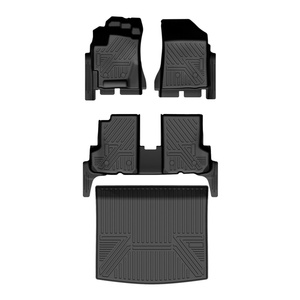 Tapis de sol et de coffre de voiture en TPE toutes saisons, antidérapants, pour conduite à gauche, compatibles Renault Captur 2025 - Product Image 1