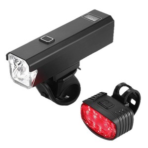 Yueli Bicycle <b>Lights</b> Front And Rear <b>LED</b> Kit <b>USB</b> C Charging Waterproof For Mountain Road Bikes - Product Image 2