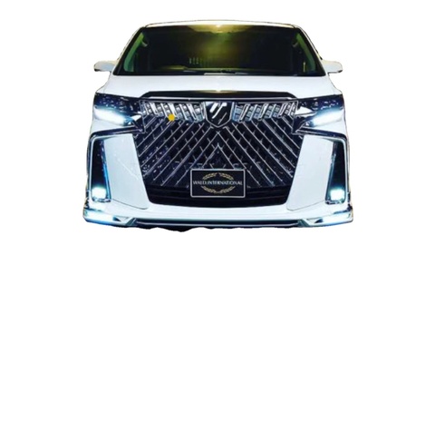 A Large Number of Wholesale Custom Toyota Front Face in the Grid Alpha Low With Upgrade High With Accessories